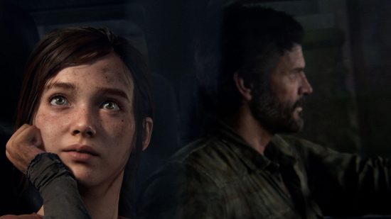 Joel and Ellie in The Last of Us video game
