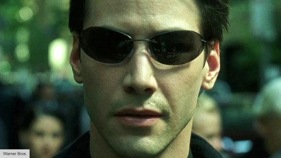 Keanu Reeves as Neo in The Matrix