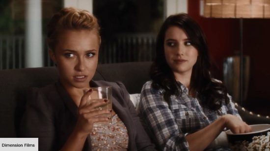 How to survive Ghostface: Hayden Panettiere and Emma Roberts as Kirby and Jill in Scream 4