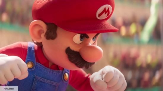 Chris Pratt as Mario in the Super Mario movie