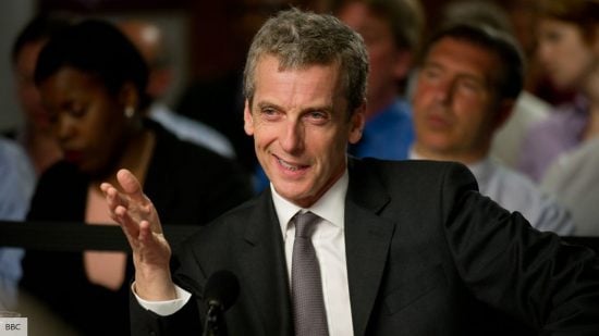 Peter Capaldi as Malcolm Tucker in comedy series The Thick of It