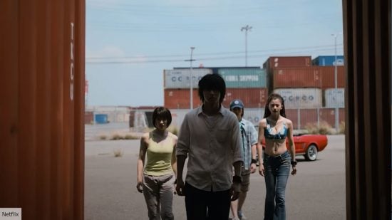 A group walking in Alice in Borderland