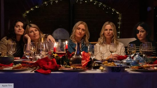 Bad Sisters season 2 release date: The Garvey sisters sitting around a dinner table in the Apple TV series 
