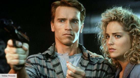 The best science fiction movies of all time: Arnold Schwarzenegger and Sharon Stone in Total Recall