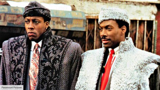 Best comedy movies: Arsenio Hall and Eddie Murphy as Semmi and Prince Akeem in Coming to America