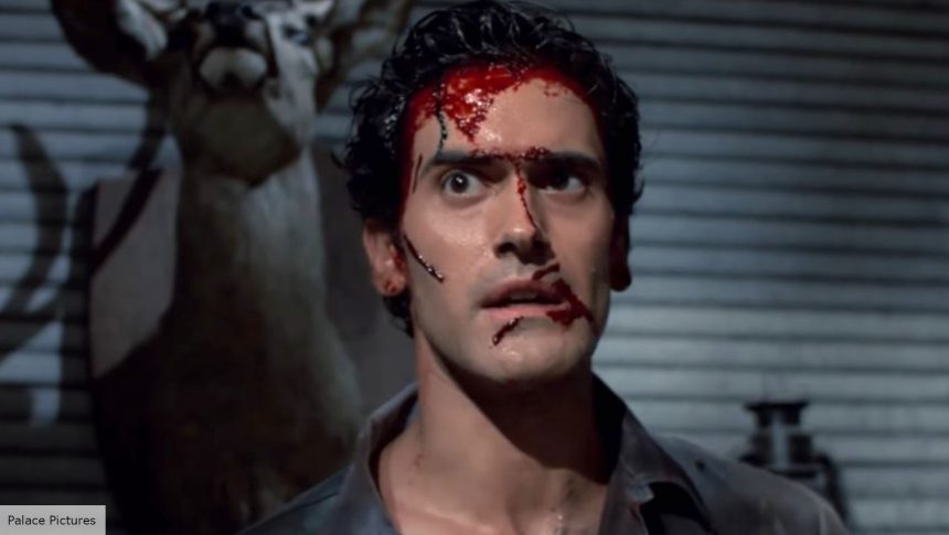 Bruce Campbell as Ash in horror movie classic Evil Dead 2