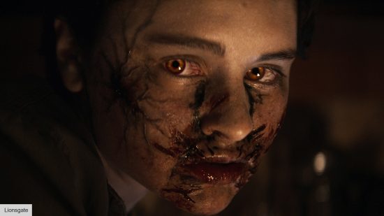 Evil Dead Rise ending explained: Gabrielle Echols as Bridget in Evil Dead Rise