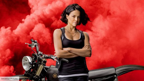 Michelle Rodriguez is a key part of the Fast and Furious cast