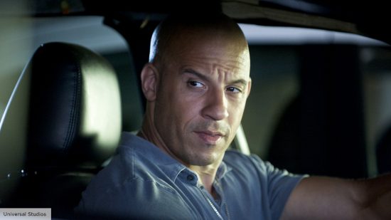 Vin Diesel as one of the best Fast and Furious characters in Fast Five