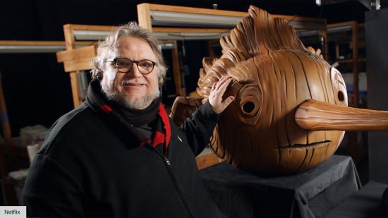 Guillermo del Toro in Netflix's Pinocchio behind the scenes documentary