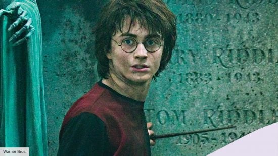 Harry Potter cast: Daniel Radcliffe as Harry Potter in the Goblet of Fire