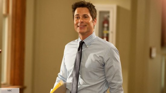 Rob Lowe as Chris Traeger in Parks and Rec