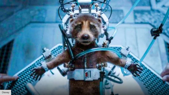 Rocket in the Guardians of the Galaxy Vol 3 trailer