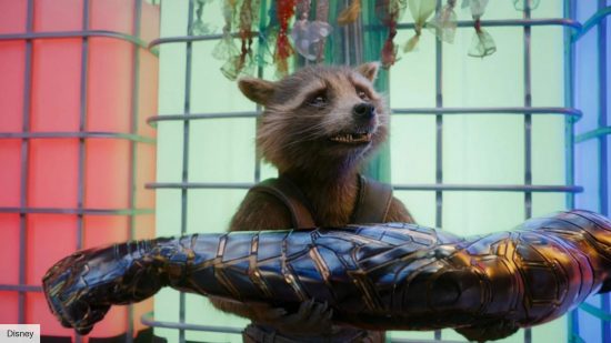 Rocket in the Guardians of the Galaxy Holiday Special