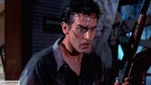 Bruce Campbell as Ash in the Evil Dead