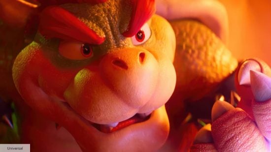 Jack Black as Bowser in the Super Mario movie