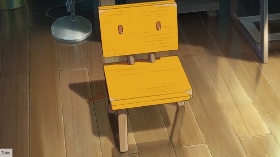 The chair in Suzume