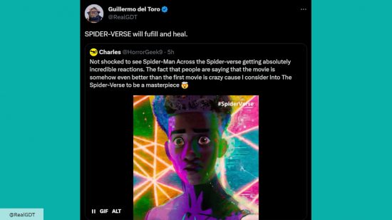 Guillermo del Toro's Tweet