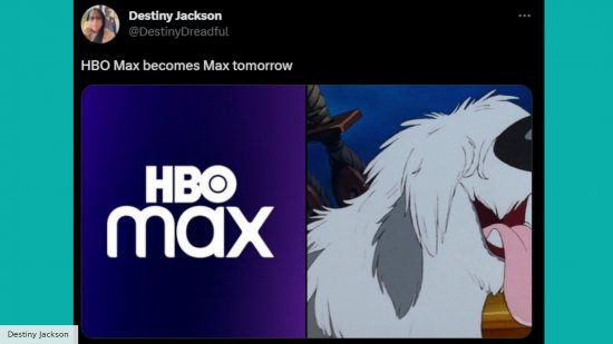 HBO Max meme where it's implied the service is now named after Max from The Little Mermaid