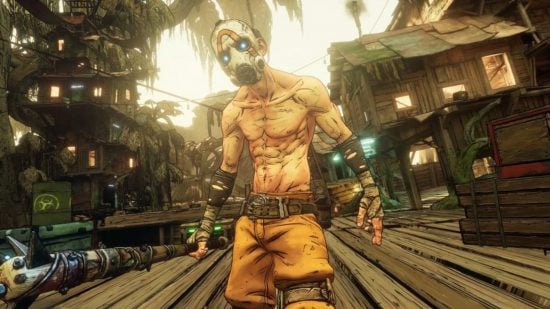 Borderlands movie release date: a still from the Borderlands video games 