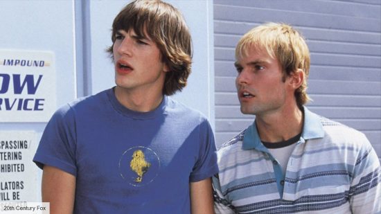 Ashton Kutcher and Seann William Scott in Dude Wheres My Car