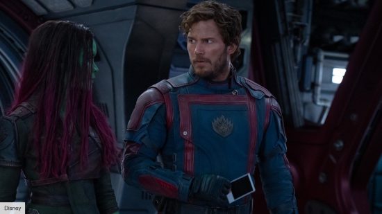Guardians of the Galaxy Vol. 4 release date: Zoe Saldana and Chris Pratt in Guardians of the Galaxy Vol. 3