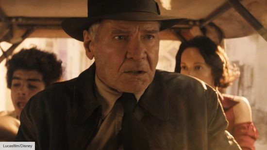 Harrison Ford as Indiana Jones in the Dial of Destiny