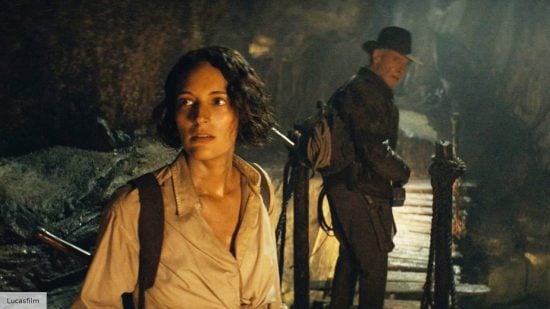 Phoebe Waller-Bridge and Harrison Ford in Indiana Jones and the Dial of Destiny