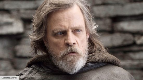 Mark Hamill as Luke Skywalker in Star Wars The Last Jedi