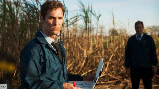 Is Matthew McConaughey in Yellowstone? Still from true detective