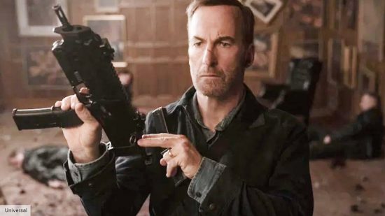 Nobody 2 release date: Bob Odenkirk as Hutch Mansell “Nobody” holding a gun 
