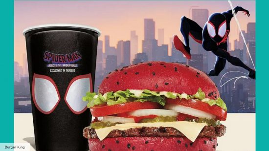 Burger King's Across The Spider-Verse burger