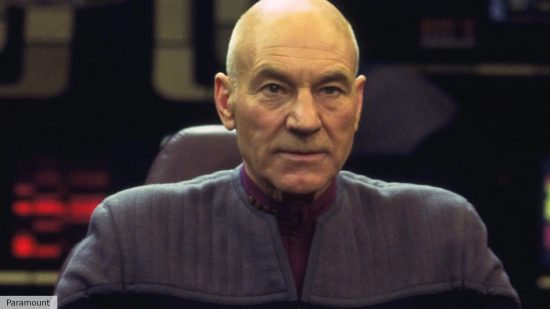 Patrick Stewart as Picard in Star Trek First Contact