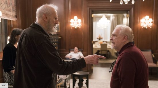 Succession: James Cromwell and Brian Cox as Ewan and Logan Roy