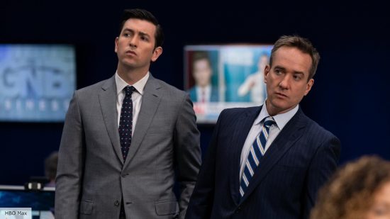 Succession season 4 election: Tom and Greg in ATN during Succession season 4