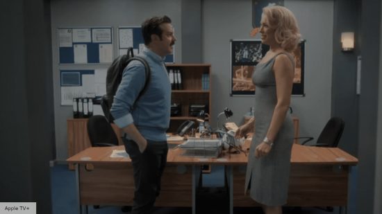 Rebecca and Ted iN Ted Lasso season 3