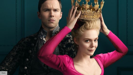 Nicholas Hoult and Elle Fanning in The Great Season 3