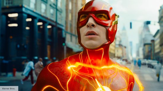 Ezra Miller as Barry Allen in The Flash (2023)
