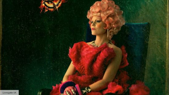 Elizabeth Banks as Effie Trinket in The Hunger Games