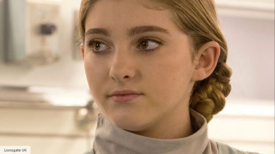 Willow Shields as Primrose Everdeen in The Hunger Games