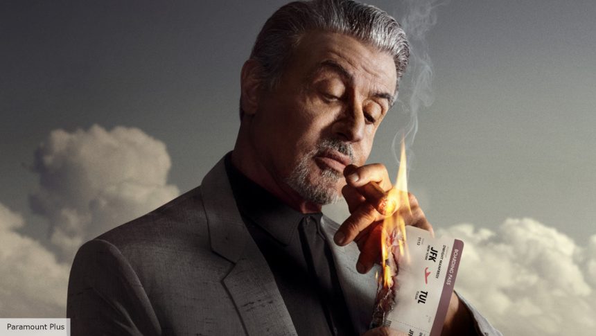 Tulsa King season 2 release date: Sylvester Stallone as Dwight Manfredi smoking a cigar