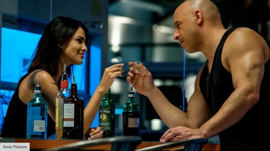 The best Vin Diesel movies: Eiza Gonzalez and Vin Diesel in Bloodshot