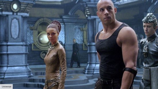 The best Vin Diesel movies: Thandiwe Newton and Vin Diesel in The Chronicles of Riddick