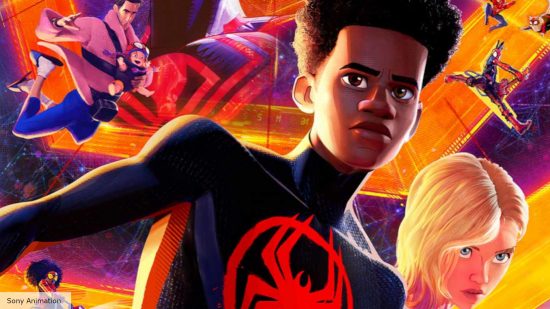 Miles and Gwen in Across the Spider-Verse