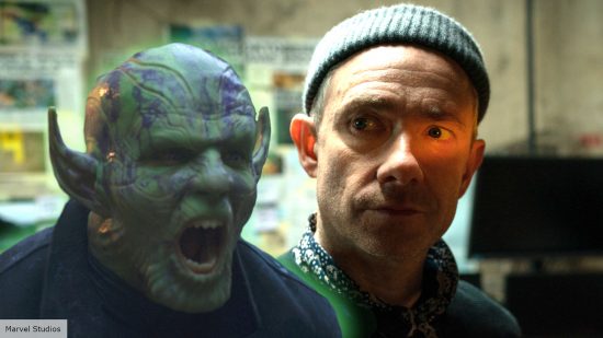 Martin Freeman is back as Agent Ross in Secret Invasion, which features Skrulls
