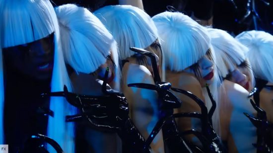 American Horror Story season 12 release date white haired women with long fingers in a line