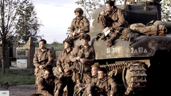 Best drama series: The cast of Band of Brothers