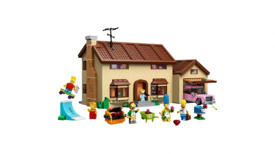 Best Lego sets based on movies and TV: The Simpsons House.