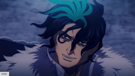 Conrad Leto in Black Clover explained: A close up of Conrad Leto in the Netflix movie Black Clover: Sword of the Wizard King