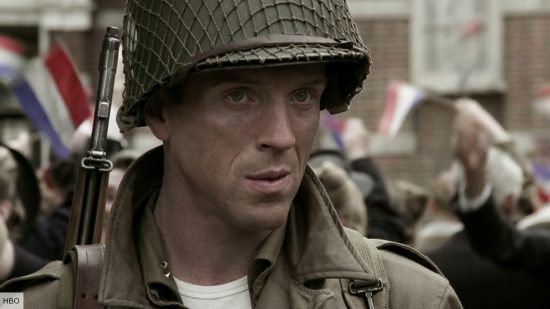 Damian Lewis as Dick Winters in Band of Brothers